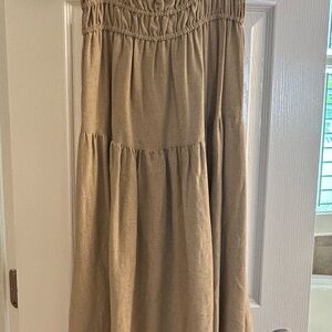 WeWoreWhat Tan Maxi Skirt